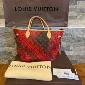 Authentic Louis Vuitton Yayoi  Kusama Neverfull MM